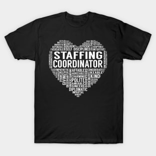 Staffing Coordinator Heart T-Shirt